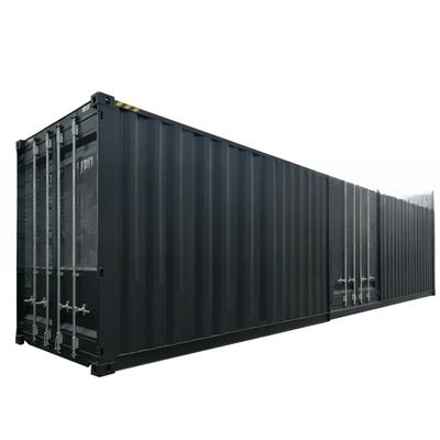 67.7cbm Capacidad 40 pies cubo alto Contenedor de envío de lado abierto con 4 puertas laterales 12192 x 2438 x 2896 mm Dimensiones externas