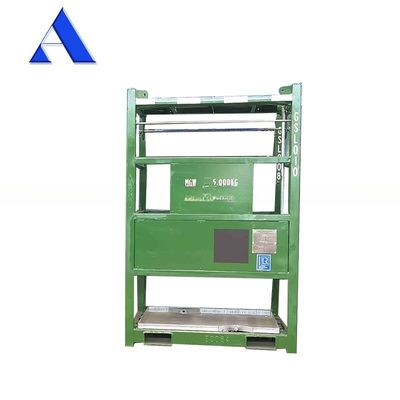 Contenedor de tanque IBC de acero estándar offshore 550GAL DNV 2.7-1 personalizado con estado de marco de elevación certificado por CSC y BV