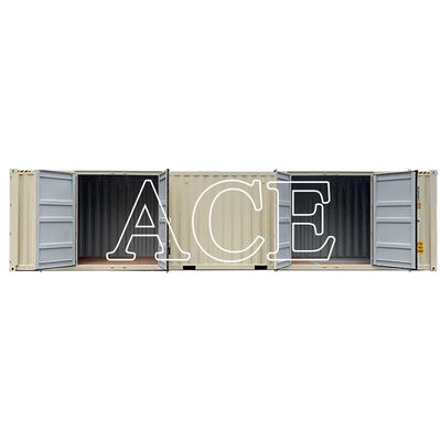 67.7cbm Capacidad 40 pies cubo alto Contenedor de envío de lado abierto con 4 puertas laterales 12192 x 2438 x 2896 mm Dimensiones externas