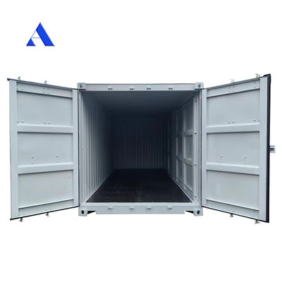 67.7cbm Capacidad 40 pies cubo alto Contenedor de envío de lado abierto con 4 puertas laterales 12192 x 2438 x 2896 mm Dimensiones externas