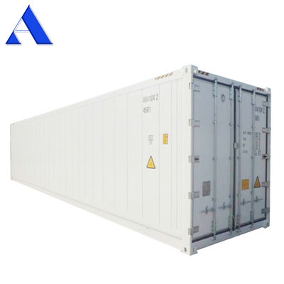 12192 x 2438 x 2896 mm Refrigerador de dos puertas de lado abierto de 40 pies de longitud Contenedor de refrigeración para el transporte de mercancías frescas