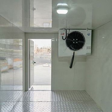 R134a/R404A Refrigerante 12m longitud 60 cbm 40 pies Refrigerado contenedor de refrigeración Almacenamiento en el cuarto frío suelo de aluminio duradero T-Bar