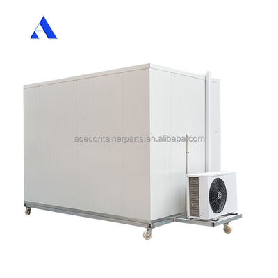 2.8x2x2.2m Mini portable de almacenamiento en frío con suelo de aluminio T-Bar y MGSS pared exterior