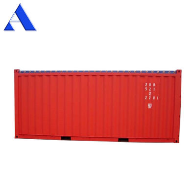 Contenedor de envío abierto de 20 pies con estado de material de acero y dimensiones internas de 5898x2352x2393 mm