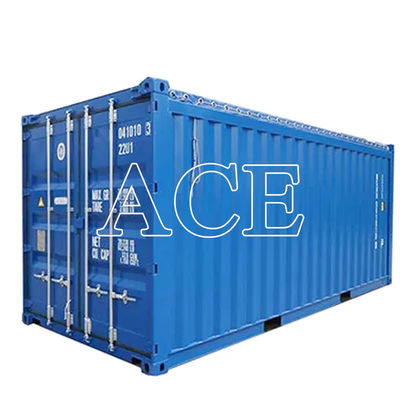 Contenedor de envío abierto de 20 pies con estado de material de acero y dimensiones internas de 5898x2352x2393 mm