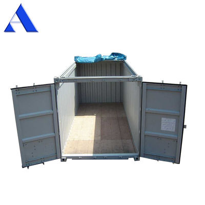 Contenedor de envío abierto de 20 pies con estado de material de acero y dimensiones internas de 5898x2352x2393 mm
