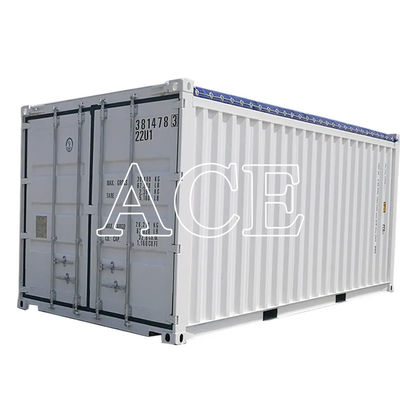 Contenedor de envío abierto de 20 pies con estado de material de acero y dimensiones internas de 5898x2352x2393 mm