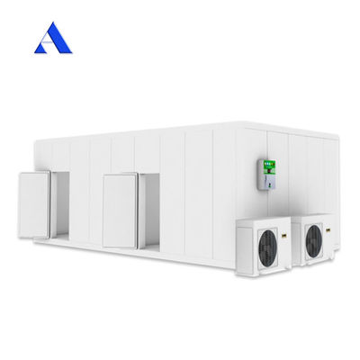 Acero inoxidable Pared interior 40ft x 20ft refrigerador de doble temperatura y congelador Contenedor Sala de frío para almacenamiento Contenedor Reefer