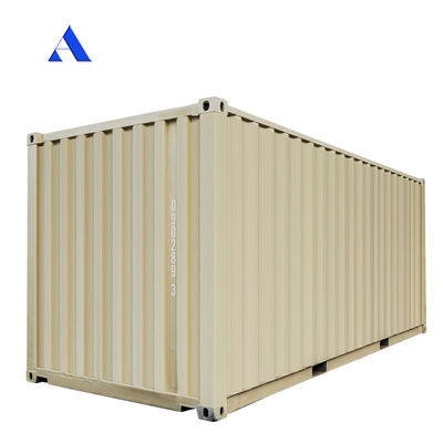 Cuarto de almacenamiento en frío de contenedores Reefer de 20 pies con piso de aluminio T-Bar y refrigerante R134a/R404A