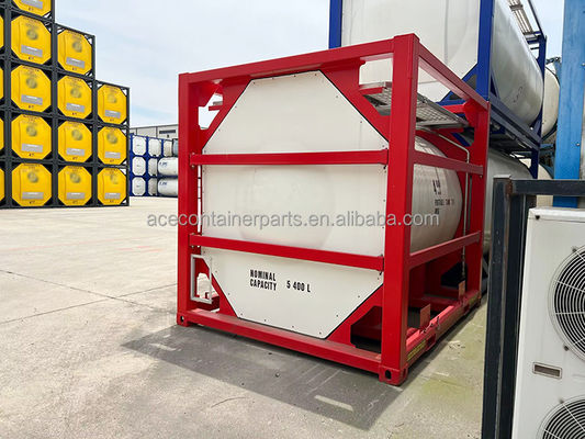 10 pies DNV 2.7-1 Contenedor de marco estándar Tanque offshore certificado Dimensiones internas l x W x H mm 7.6 a 8.2 cbm
