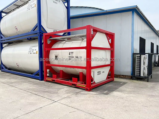 10 pies DNV 2.7-1 Contenedor de marco estándar Tanque offshore certificado Dimensiones internas l x W x H mm 7.6 a 8.2 cbm