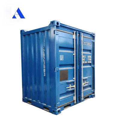 DNV 2.7-1 Contenedor seco offshore estándar de 6 pies con cubierta media de acero y material corten Color opcional / logotipo