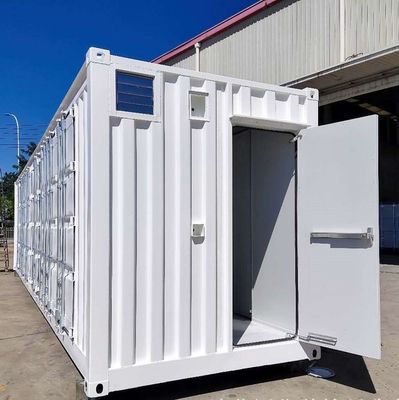 70 CBM Capacidad Corten-A Base de acero Batería solar Sistema de almacenamiento de energía Contenedor para los requisitos del cliente