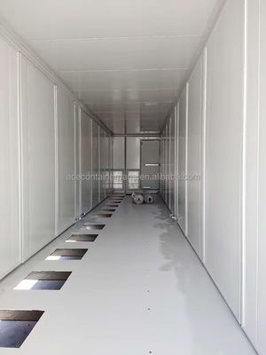 70 CBM Capacidad Corten-A Base de acero Batería solar Sistema de almacenamiento de energía Contenedor para los requisitos del cliente
