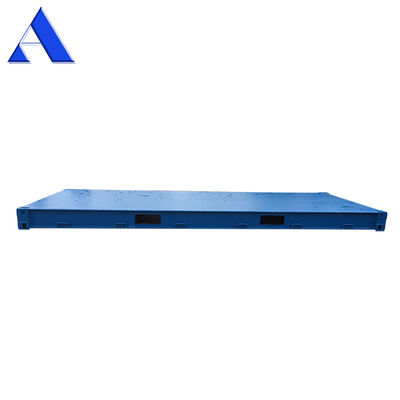 Contenedor de envío de suelo de acero de 20 pies de peso 6058 x 2438 x 323.8 mm Dimensiones internas Plataforma de contenedor seco de 20 pies