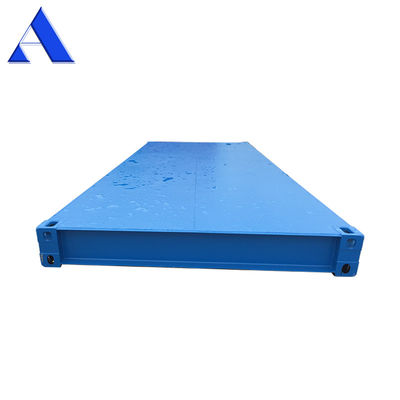 Contenedor de envío de suelo de acero de 20 pies de peso 6058 x 2438 x 323.8 mm Dimensiones internas Plataforma de contenedor seco de 20 pies