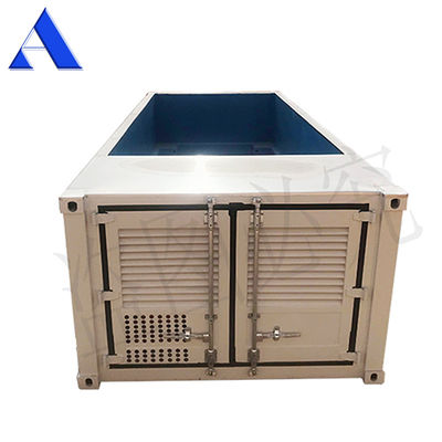 Piscina exterior de contenedores de envío de 20 pies con filtración incluida y color personalizado