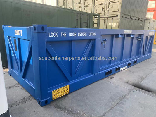 DNV 2.7-1 / ISO 10855 Estándar 6.6m Cesta de carga en alta mar con 4 patas hecha de acero corten y certificada por BV