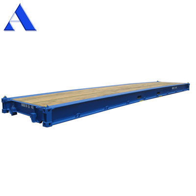 12 Meters 40 Foot CSC Certified Dry Steel Container Platform with Internal Dimensions of 12192 x 2438 x 482 mm, que es una plataforma de contenedores de acero seco certificada con dimensiones internas de 12192 x 2438 x 482 mm