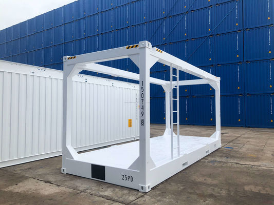 Contenedor de marco de alta cubierta en alta mar hecho de acero Corten Acero DNV 2.7-1 Perforación de petróleo de gas Cesta de elevación Contenedor personalizado