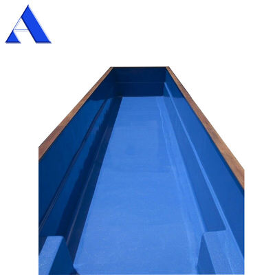 Piscina exterior de contenedores de envío de 40 pies con estructura duradera de Corten-A y piso de contrachapado