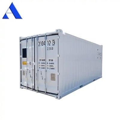 Contenedor seco en alta mar de 20 pies DNV 2.7-1 Certificado estándar BV o LR Hecho de acero corten Ideal para almacenamiento de transporte