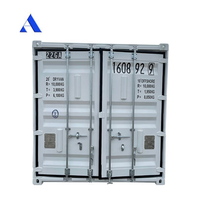 Minicontenedor para plataforma petrolera con piso de acero de 10 pies, certificado DNV 2.7-1