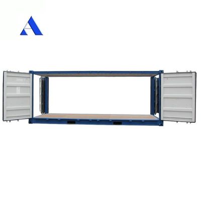 Conveniente manejo de carga Contenedor de envío seco de 20 pies de apertura completa con puerta lateral abierta y piso de acero