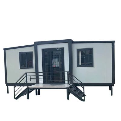Ventaja de instalación rápida Casa de contenedores de vivienda modular prefabricada expandible y móvil con fundición de esquina de acero