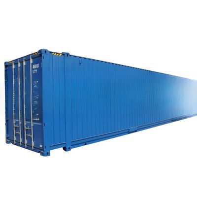 Contenedor de alta altura de 45 pies cubo de tapa dura y tapa abierta carga útil máxima de 24980 kg para el transporte marítimo a gran escala