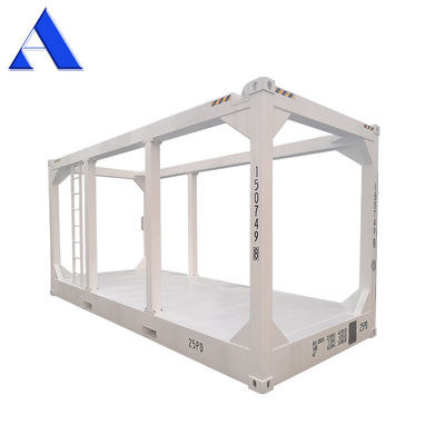 Cubo de 20 pies de altura en el marco mar adentro DNV 2.7 Contenedor seco estándar para carga y dimensiones externas de 6058 x 2438 x 2896 mm