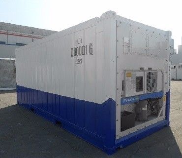 27 CBM Capacidad Unidad de refrigeración Thermo King 20 pies Contenedor de envío refrigerado en alta mar con DNV 2.7-1 Estándar y transportista