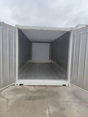 27 CBM Capacidad Unidad de refrigeración Thermo King 20 pies Contenedor de envío refrigerado en alta mar con DNV 2.7-1 Estándar y transportista
