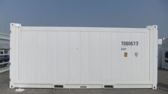 27 CBM Capacidad Unidad de refrigeración Thermo King 20 pies Contenedor de envío refrigerado en alta mar con DNV 2.7-1 Estándar y transportista