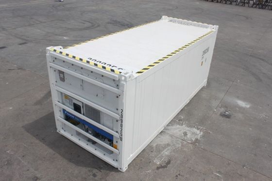 27 CBM Capacidad Unidad de refrigeración Thermo King 20 pies Contenedor de envío refrigerado en alta mar con DNV 2.7-1 Estándar y transportista