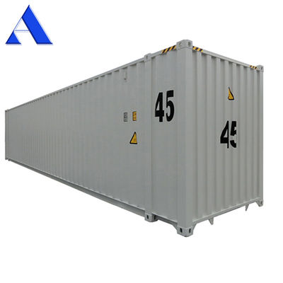 Contenedor de envío HC de 45 pies de altura para transporte marítimo de color personalizado Certificado CSC y construcción de acero fuerte