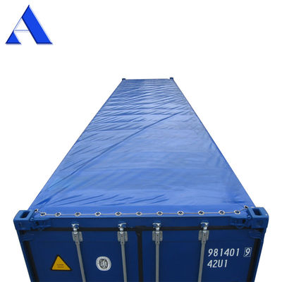 Contenedor de envío de 40 pies de altura con cubierta de techo de lonas de PVC con cubierta de techo suave con apertura de techo de acero corten de acero Contenedor seco de venta