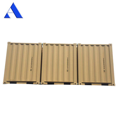 Contenedores de transporte de 6 pies x 8 pies Contenedores de almacenamiento en seco Dimensiones exteriores 1960 x 2438 x 2591 mm Almacenamiento de carga portátil