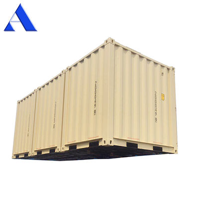 Contenedores de transporte de 6 pies x 8 pies Contenedores de almacenamiento en seco Dimensiones exteriores 1960 x 2438 x 2591 mm Almacenamiento de carga portátil