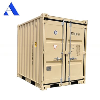 Contenedores de transporte de 6 pies x 8 pies Contenedores de almacenamiento en seco Dimensiones exteriores 1960 x 2438 x 2591 mm Almacenamiento de carga portátil