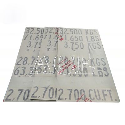 Obtenga el mejor rendimiento de su contenedor de envío con 3M Tecnología Número letra Marca LOGO Peso Decal piezas de repuesto