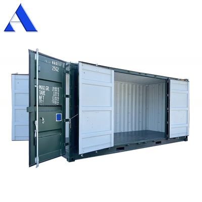 Puerta lateral de cubo de 20 pies de altura Contenedor de envío con logotipo personalizado y junta de puertas EPDM