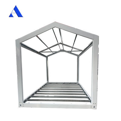 Diseño industrial estilo marco de acero para 6 x 3 x 2.8m paquete plano galvanizado de acero ligero módulo de contenedor de envío prefabricado