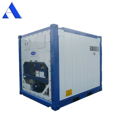 Contenedor de alojamiento de arrecifes en alta mar de acero inoxidable de 10 pies certificado por DNV con unidad de enfriamiento Thermo King