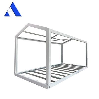 Diseño industrial estilo marco de acero para 6 x 3 x 2.8m paquete plano galvanizado de acero ligero módulo de contenedor de envío prefabricado