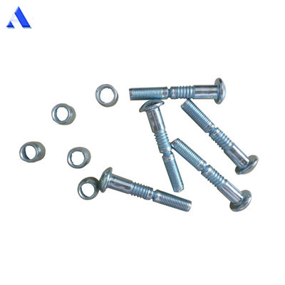 Rebites galvanizados de anillo de ranura de inmersión en caliente para puertas de contenedores de envío Huck Bolt Procesamiento de superficie OEM