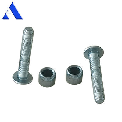 Rebites galvanizados de anillo de ranura de inmersión en caliente para puertas de contenedores de envío Huck Bolt Procesamiento de superficie OEM