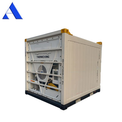 Contenedor refrigerado en alta mar de 10 pies Certificados CSC/BV hechos de acero y aluminio con suelo de barra T de aluminio