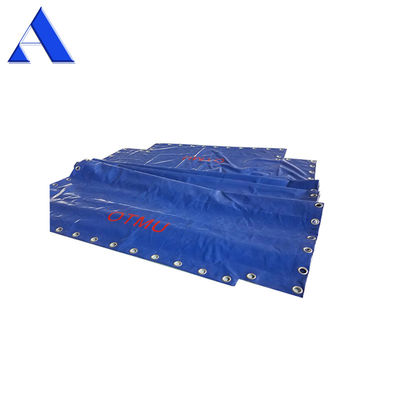 20ft 40ft Open Top Container Parts Tarpaulin Container Cover con recuento de hilos 1000D*1000D y recubrimiento de PVC