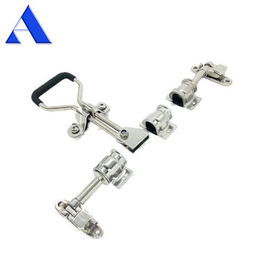 304 de acero inoxidable partes de carrocería de camión conjunto completo de 22 mm de tubo pulida contenedor de camión cerraduras de puertas para la longitud de la vara de bloqueo personalizado